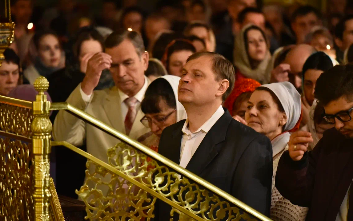 Фото В Новосибирске опубликованы кадры богослужения на Антипасху 19 апреля 4